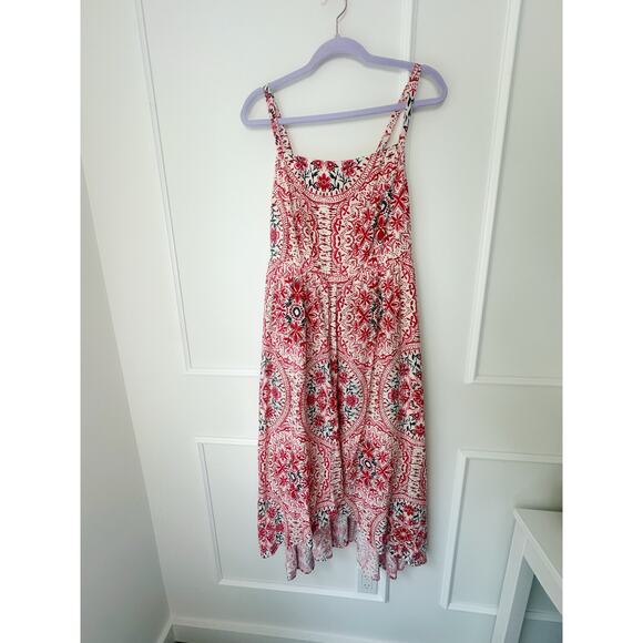 Torrid Square Neck Boho Print Sundress Midi Length Size 10 - Picture 3 of 12